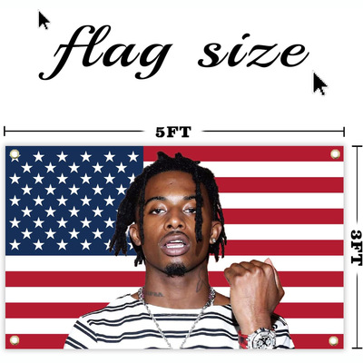 Playboi Carti挂毯3X5FT数码印室内旗帜墙壁装饰演唱会音乐节应援