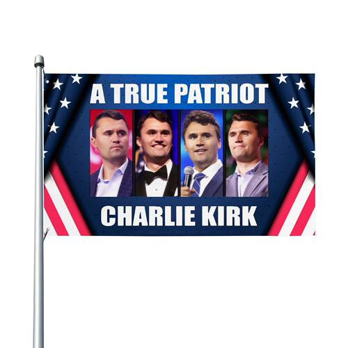 CharlieKirkFlagsForBedroom