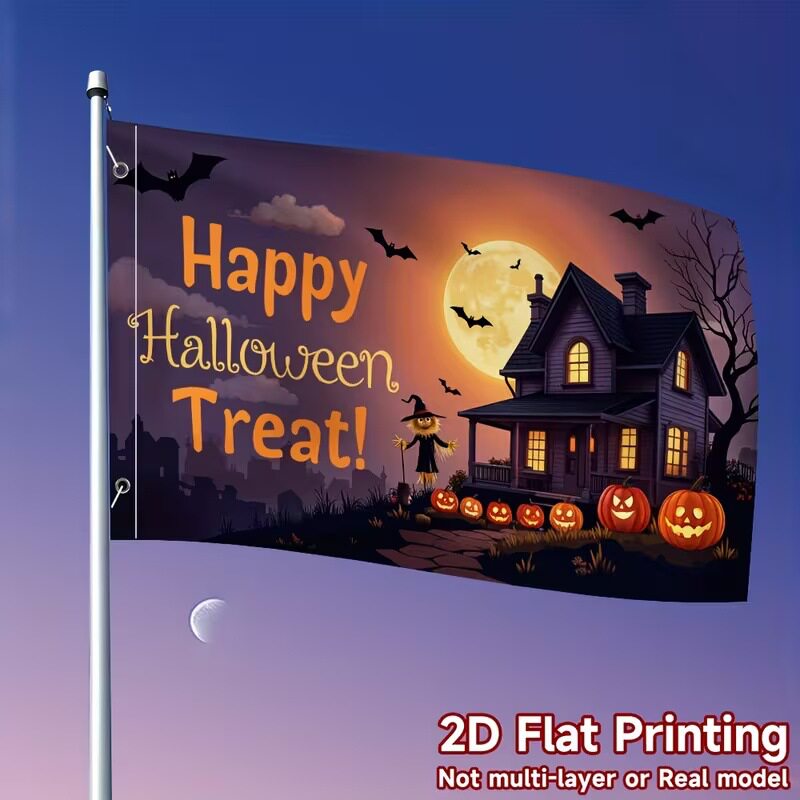 HappyHalloween万圣节横幅户外阳