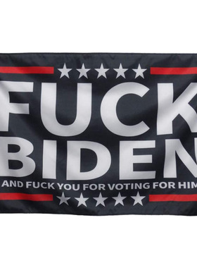 美国竞选旗TRUMP拜登 FUCK BIDEN 90*150cm 选举旗帜 不是总统旗