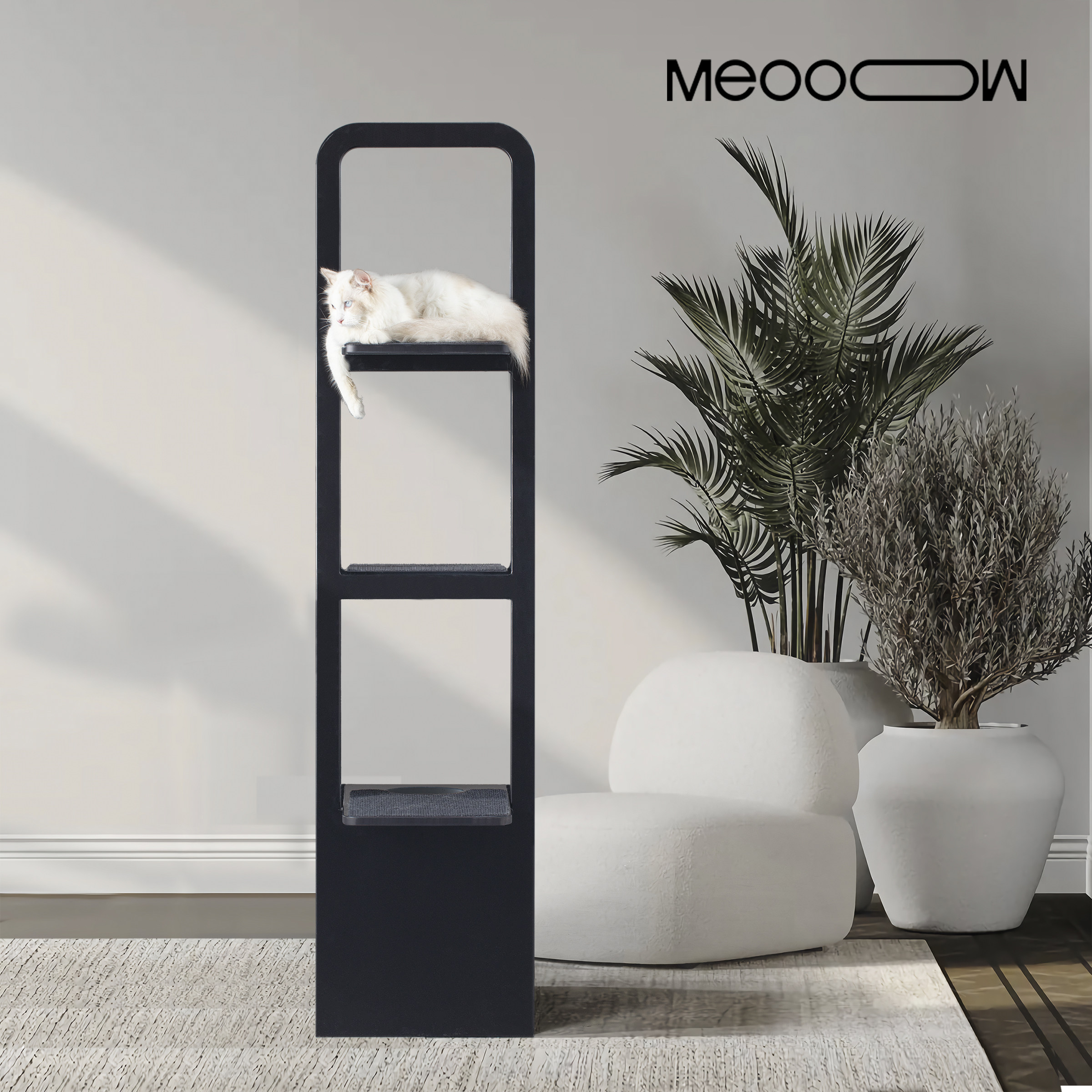 实木猫爬架猫窝猫树一体meoooow大型豪华日式简约猫跳台设计感,宠物/宠物食品及用品,猫爬架,淘宝优惠券,粉丝福利购,淘宝优惠卷