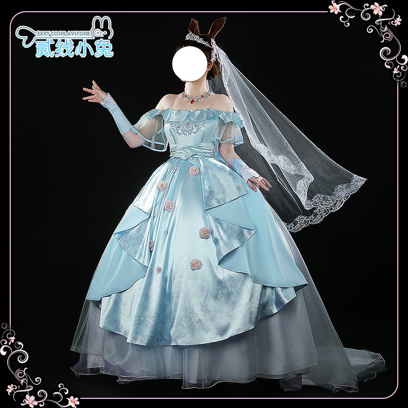 赛马娘cos服大和赤骥花嫁cos