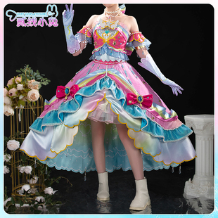 二线小兔偶像活动cos服虹野梦星之翼礼服cosplay服装礼服