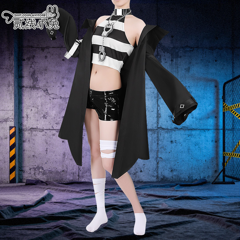 二线小兔虚拟主播犯人编号417椎名唯华Cellmates服装 cosplay服装