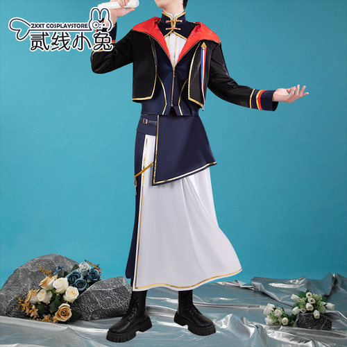 二线小兔虚拟主播cos服三枝明那CONCERTO8周年livecosplay服装