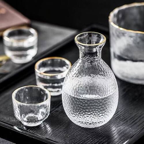 日式玻璃白酒清酒具套装