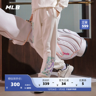 宽松舒适百搭夏季 腰果花休闲裤 PTEC7 男女情侣运动裤 MLB官方