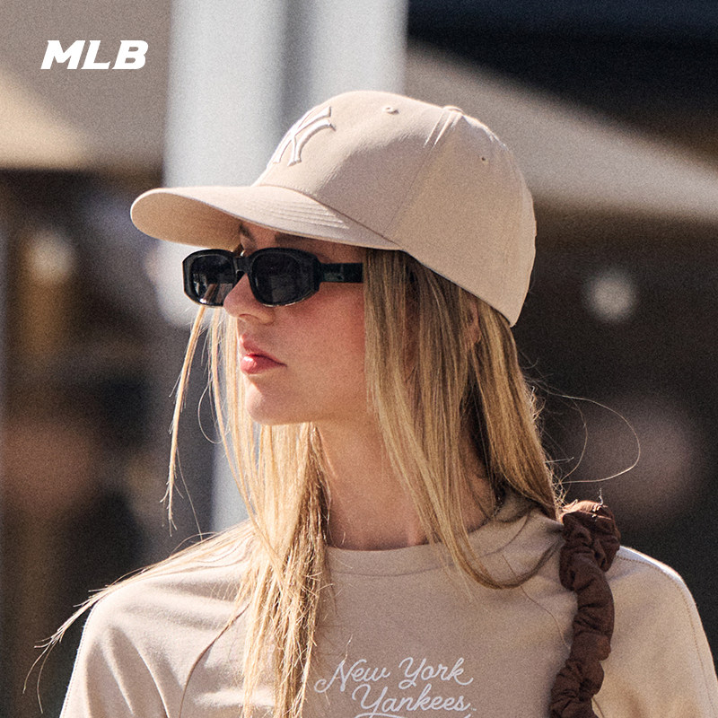 MLB官方 男女同款韩系百搭休闲防泼水硬顶棒球帽26夏季新款CPB33
