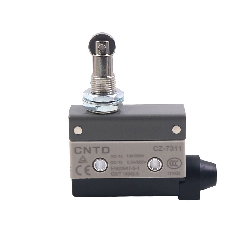极速昌得微型行程开关限位器自复位CZ-D7311 3脚微动带滚轮常闭AZ