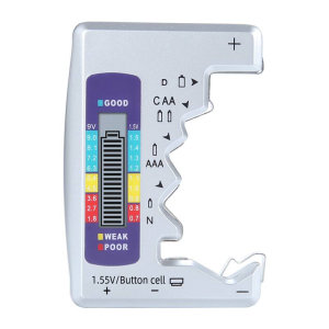电池测试器电池电量检测仪干电池7号5号七号五号数显电压测量器