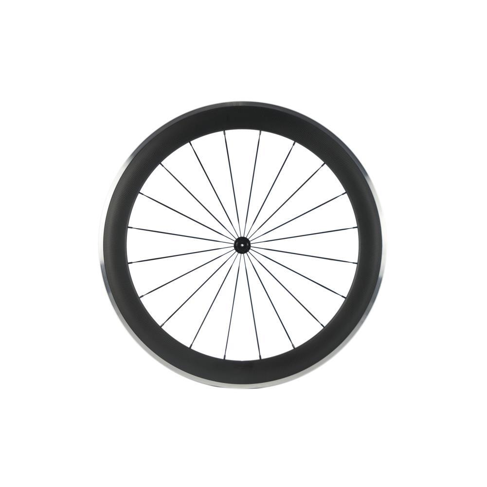 铝包碳碳纤维轮组 公路碳刀 700C开口50mm自行车轮组铝刹车边