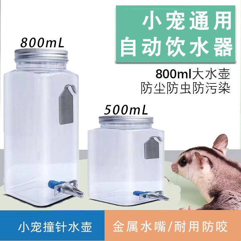 鸟用饮水器鹦鹉八哥虎皮玄风鹩哥兔子自动喝水喂水器撞针水壶用品