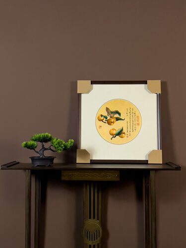 手工刺绣湘绣嘉熙任重花鸟国画
