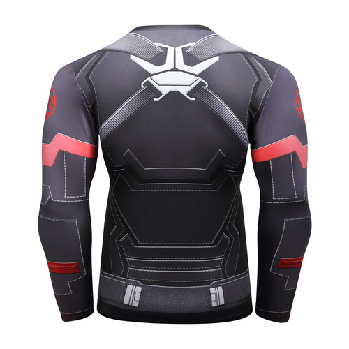 Batman 3D Printed Crew Neck Long Sleeve蝙蝠侠 3D打印圆领长袖
