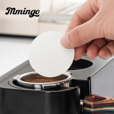 鸣感咖啡机摩卡壶圆形滤纸
