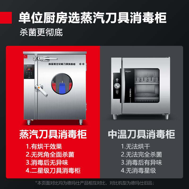 德玛仕(DEM毒SHI)刀具消毒柜热循风环高温消A烘干消毒柜机电脑高性价比高么？