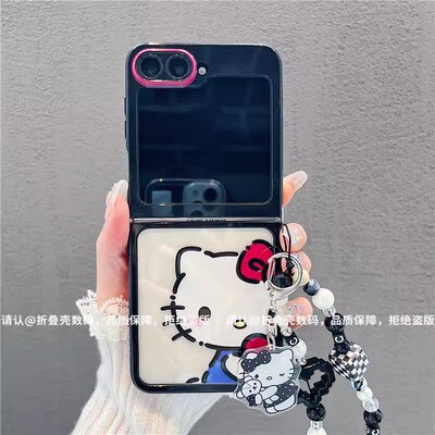 ins小清新凯蒂猫适用三星zflip6