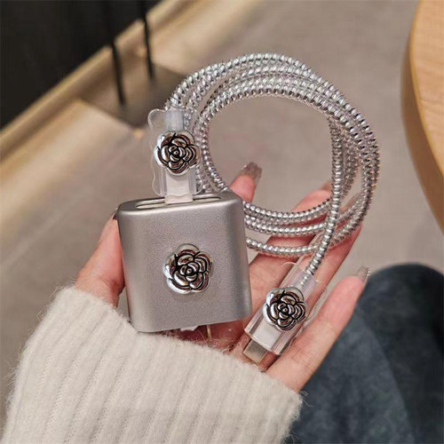 适用苹果16promax充电器保护壳