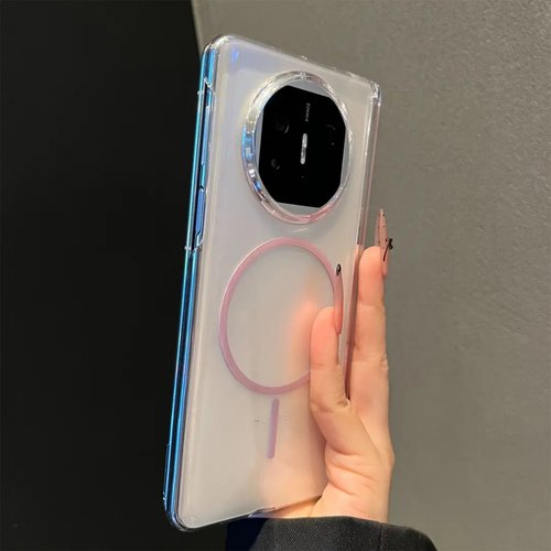 磁吸充电适用华为matex6透明壳