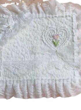 湫凌自制A5书衣weeks书套手账本布艺保护套蕾丝花边一件代发爆款