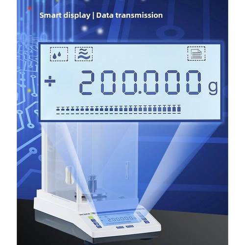 力辰电子精密分析天平实验室称量0.1mg内外校电子秤千分万分之一