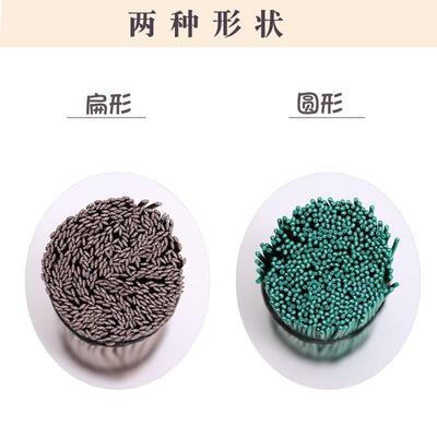 电镀锌铁丝扎线包塑绑线圆扁扎带扎条捆绑枝条10000根防锈铁丝线