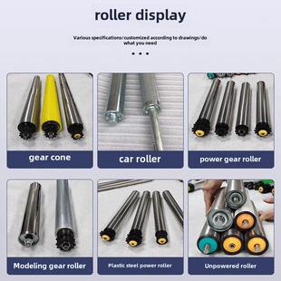 电动滚筒内置电机直流输送带流水线镀锌包胶不锈钢主动力滚筒托辊