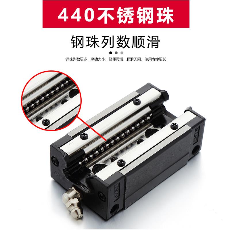 不锈钢直线导轨 滑块 HGH EGH CA 15/20/25/30 法兰 四方