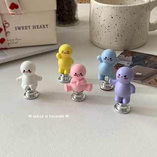 清仓】娃娃马桶按压器美甲专用冲水开关通用水箱按钮辅助卫生间