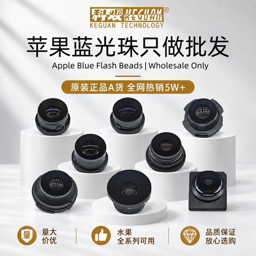 适用于苹果16 12 131415promax XSM 78P后置摄像头蓝光珠维修更换