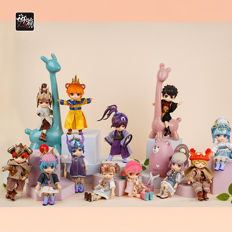 ymy娃娃十二星座 摩羯座水瓶处女 ob11整娃gsc粘土人关节可动手办