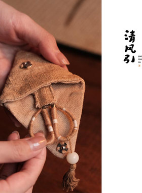 清风引缠线剪刀剪茶叶袋剪刀