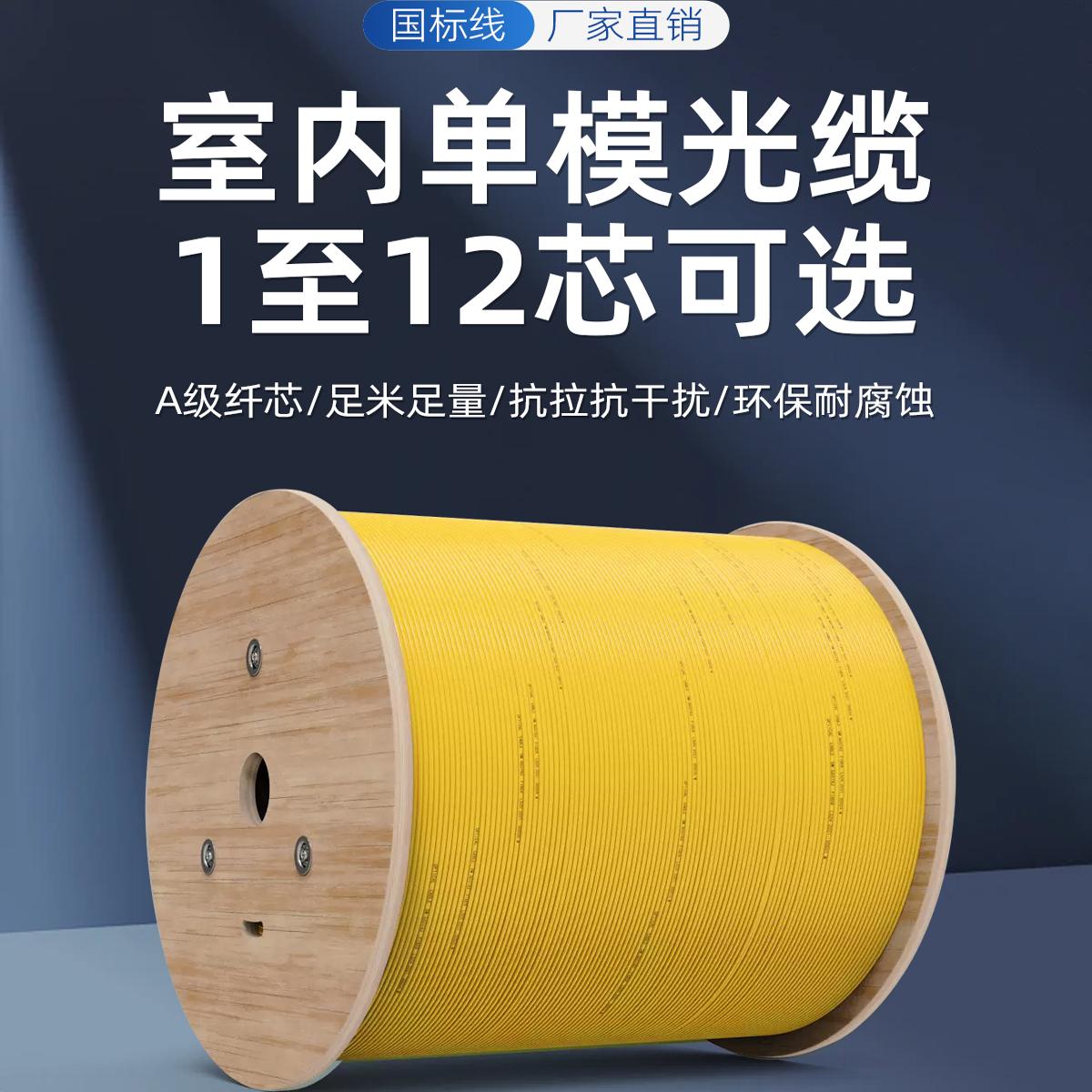 2.0双芯缆g652D室内缆长飞光纤线双芯缆 单模双芯缆2芯6芯8芯12芯