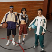 时尚 外套男薄款 撞色印花夹克外套男宽松 秋季 bdpowerup新款