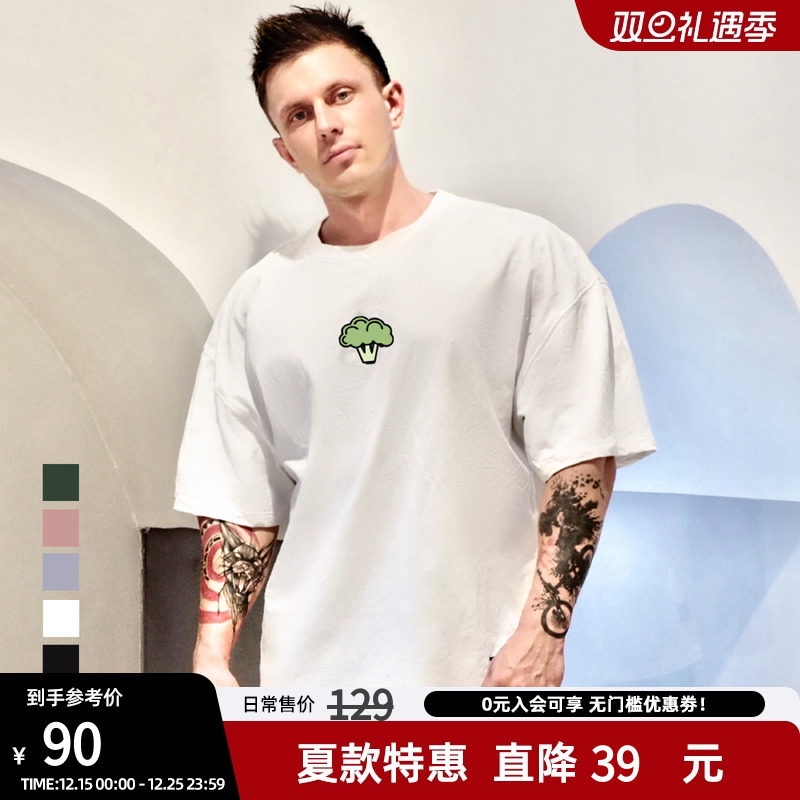 bd健美尼基塔西兰花纯棉男短袖