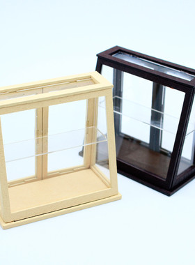 Dollhouse娃娃屋迷你展示柜蛋糕柜陈列柜微缩客厅厨房场景模型