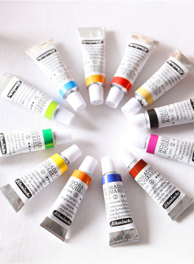 Dollhouse娃娃屋迷你彩色颜料管 微缩OB11模型 手机壳DIY饰品道具