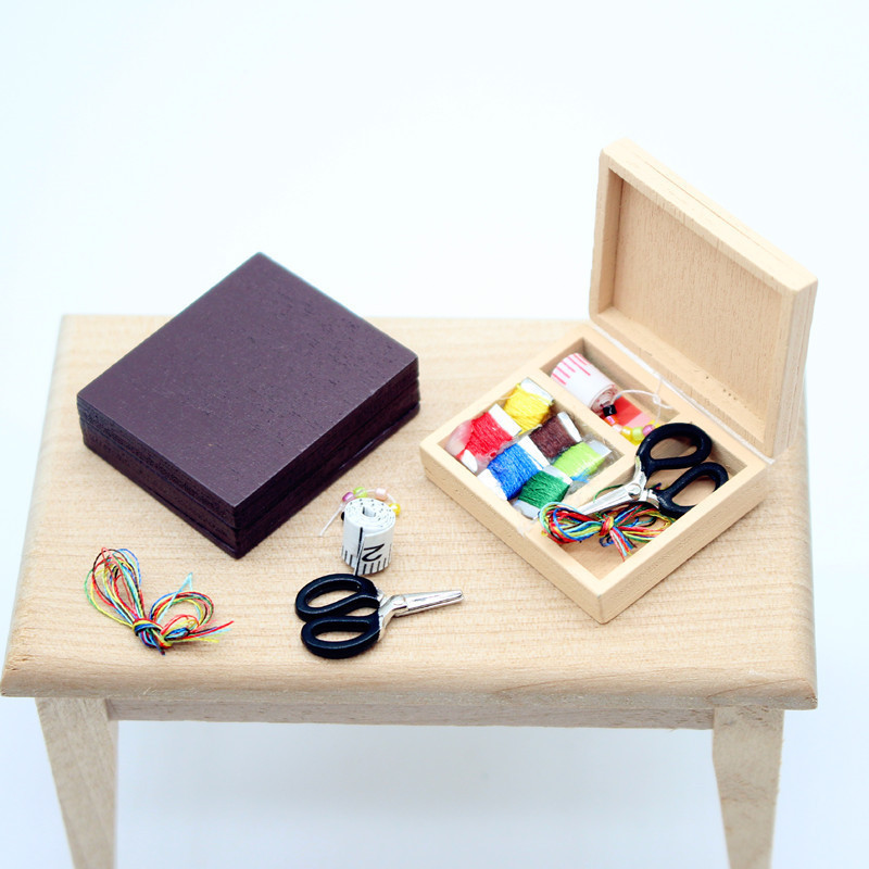 Dollhouse娃娃屋迷你绘画颜料盒微缩OB11模型 手机壳DIY饰品道具