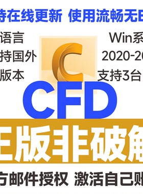 CFD Ultimate 正版安装激活许可证 2026 2025-2021 授权自己邮箱