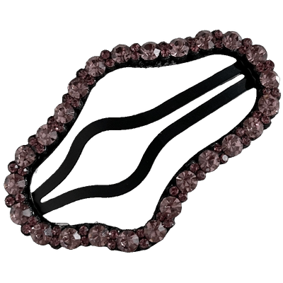 气质水钻云朵bb夹女侧边刘海碎