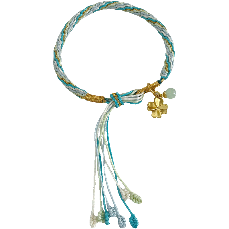 毕业礼物手链彩绳手工编织手绳