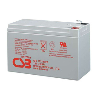 CSB蓄电池GP1272 12V7.2AH消防照明 机房UPS电源配套 EPS直流屏