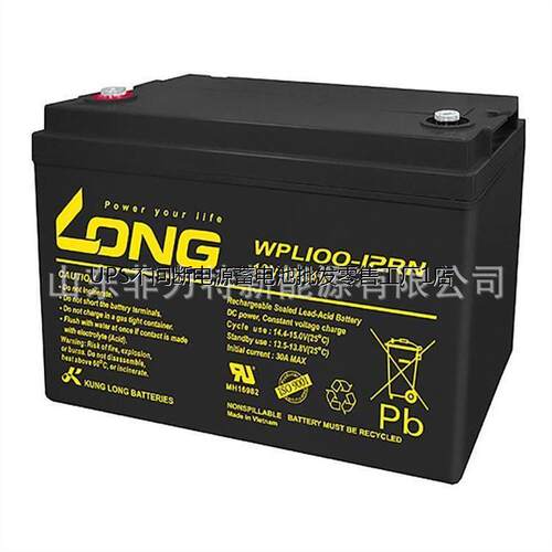 LONG蓄电池WP100-12 12V100AH消防主机 直流屏 机房供电 UPS电源