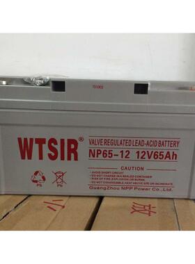 威特WTSIR 阀控密封式铅酸蓄电池NP65-12 12V6.H UPS蓄电池