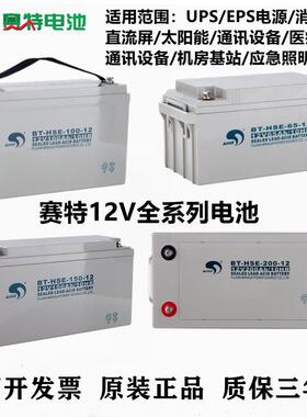 蓄电池BT-HSE-24 12MV7AC/38/65/100AH 铅酸免维护蓄电池