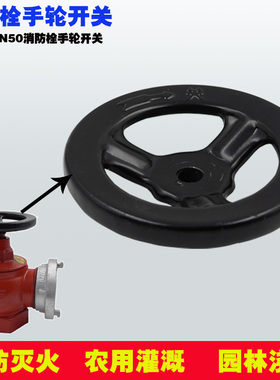 2.5寸消防栓手轮阀门开关铁皮手动旋转阀门开关SN65/50消火栓配件