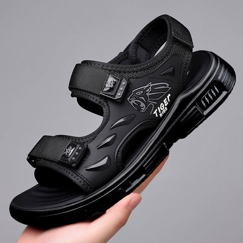 凉鞋男士夏季透气2026新款外穿凉拖鞋开车防滑耐磨运动厚底沙滩鞋