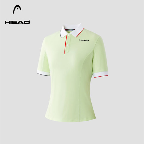 HEAD海德网球运动短袖polo衫女女