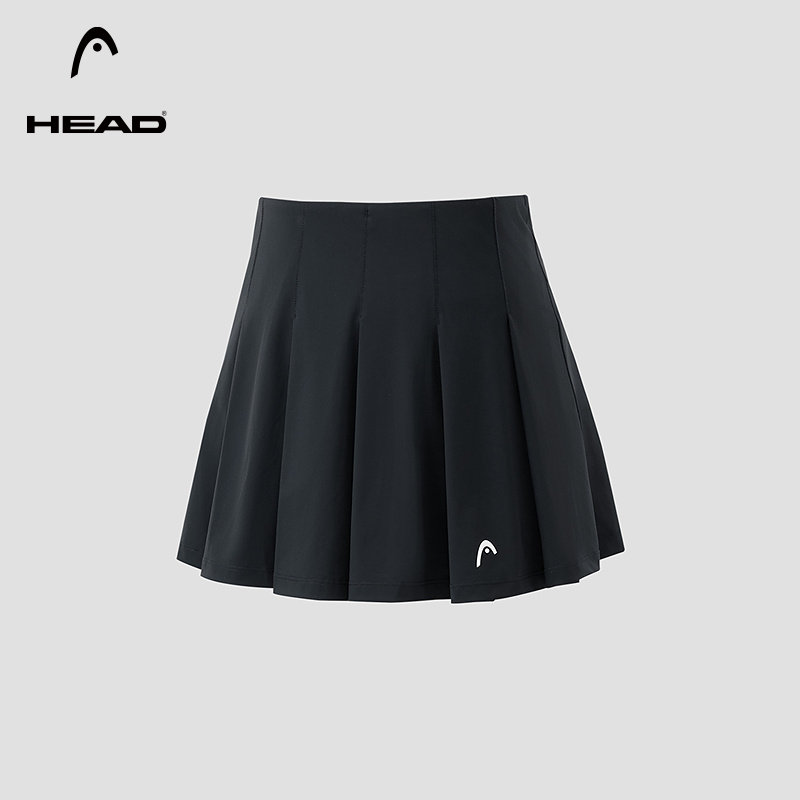 HEAD海德网球裙防走光宽褶短裙女图片