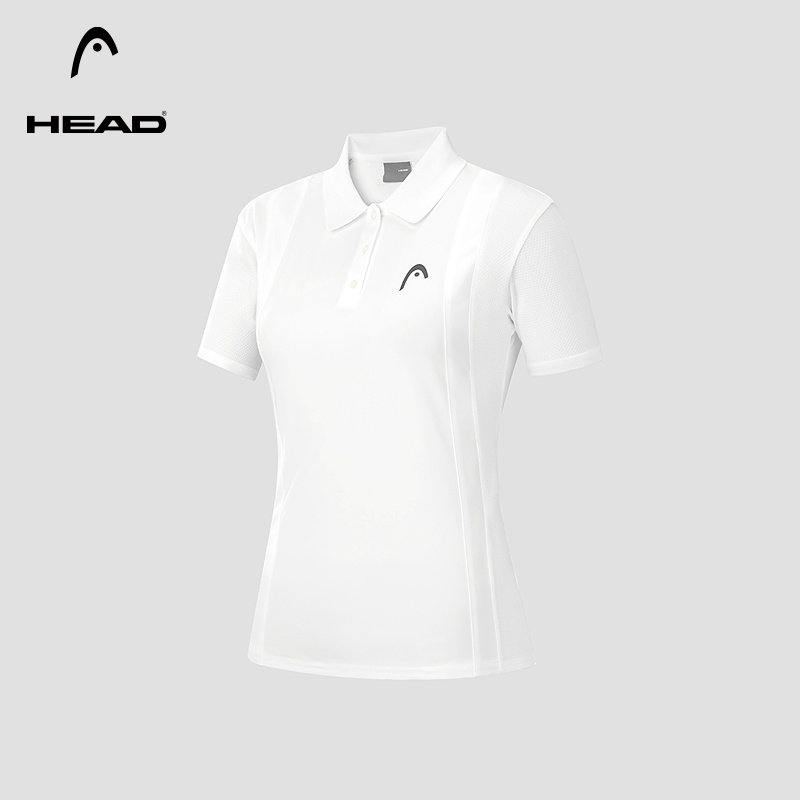 【吸湿排汗】HEAD海德翻领网球运动POLO衫25夏新款速干短袖T恤女,运动服/休闲服装,运动POLO衫,淘宝优惠券,粉丝福利购,淘宝优惠卷